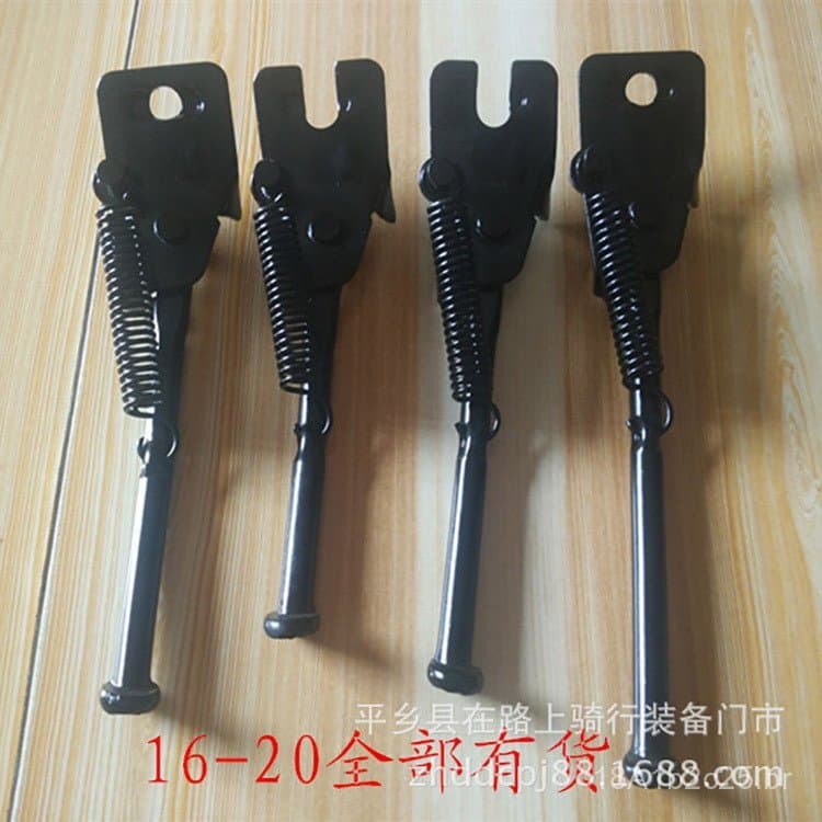 Acessórios para bicicletas infantis: suporte lateral único para bicicletas de 12, 14, 16, 18 e 20 polegadas.