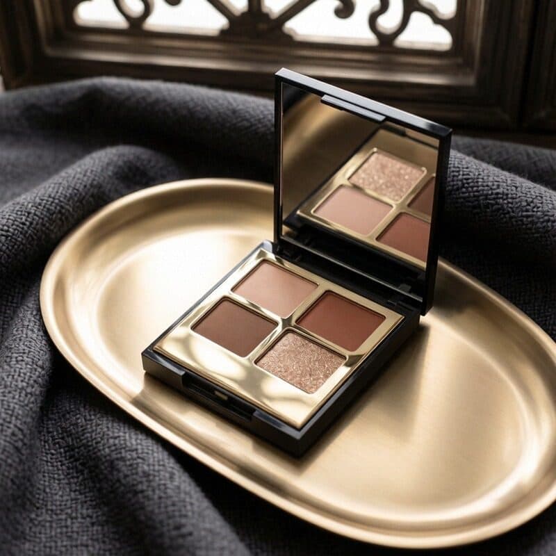 R RMT romano preto ouro paleta de sombras de quatro cores Natural tridimensional fosco fácil de colorir lantejoulas somb