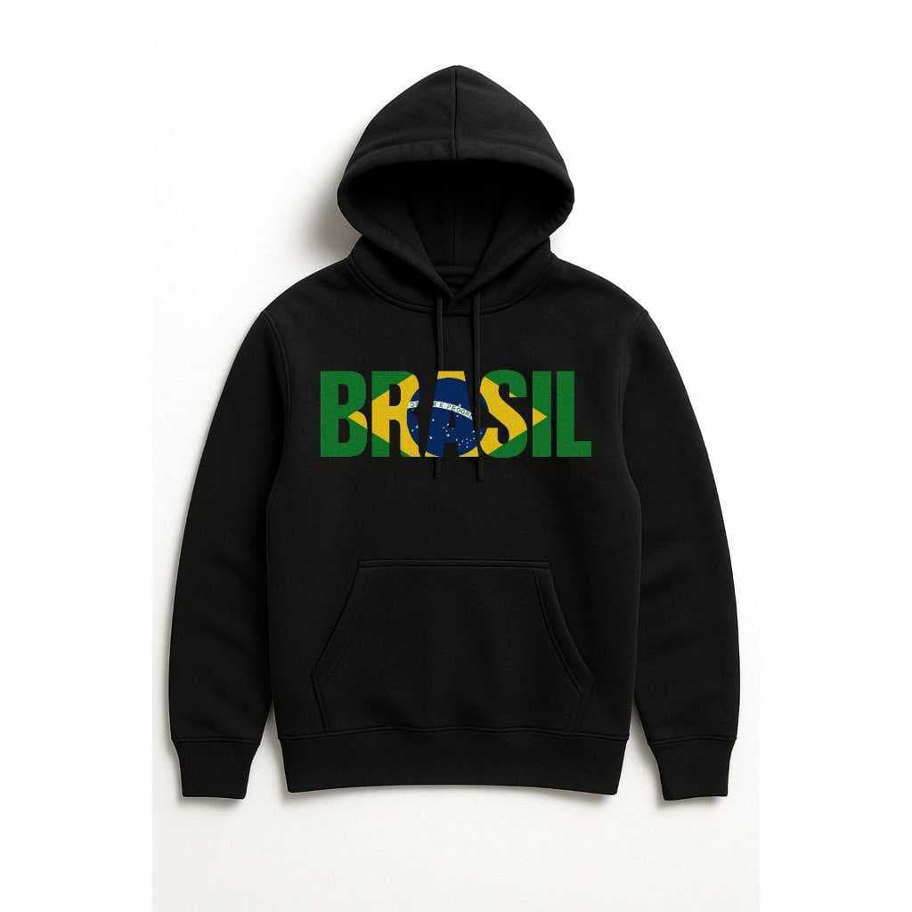 Moletom Canguru Abrigo Feminino Masculino Unissex  Brasil Copa Do Mundo 2026 Estiloso Para Usar Na Copa No Inverno
