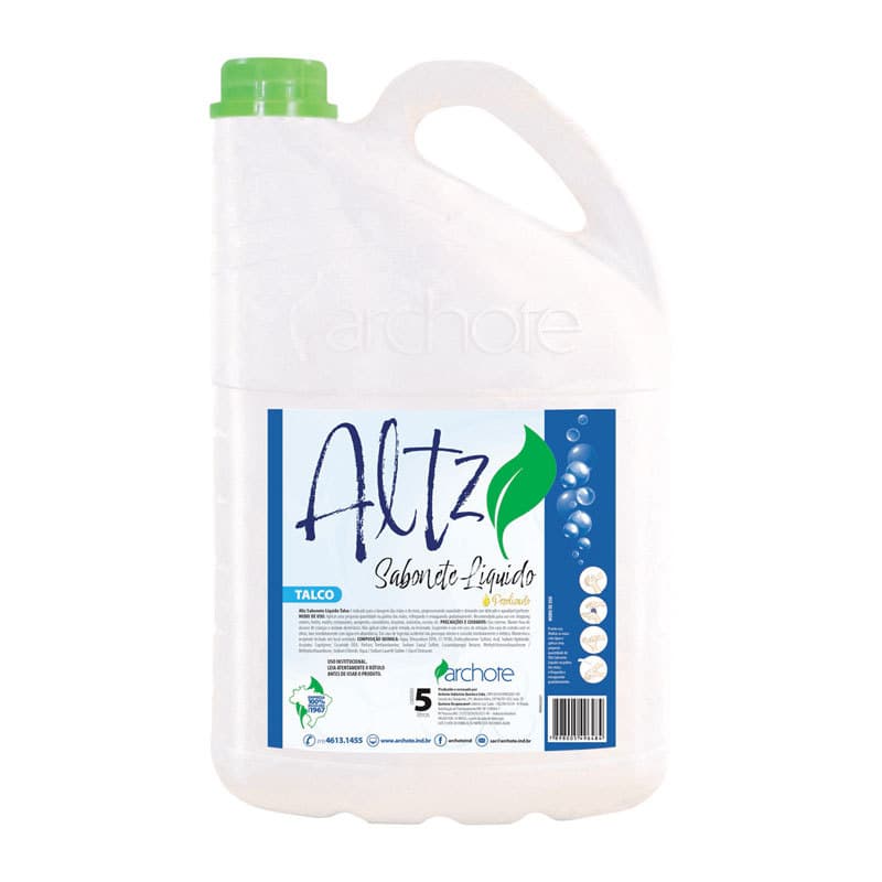 Sabonete líquido perolizado Altz Talco 5 litros Archote