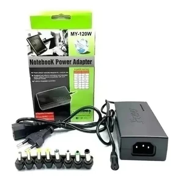 Fonte Carregador Universal Notebook Adaptador 120w Power