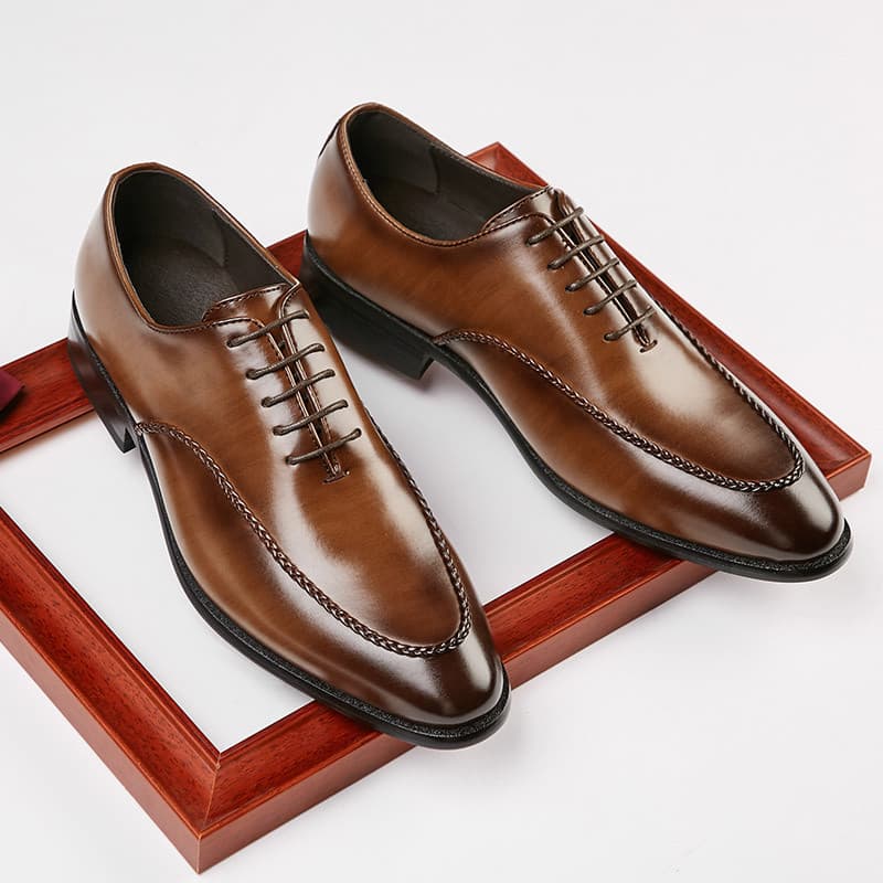Feito à mão 2026 novo estilo de negócios Formal sapatos de couro masculino apontou Toe britânico Casual sapatos de escri
