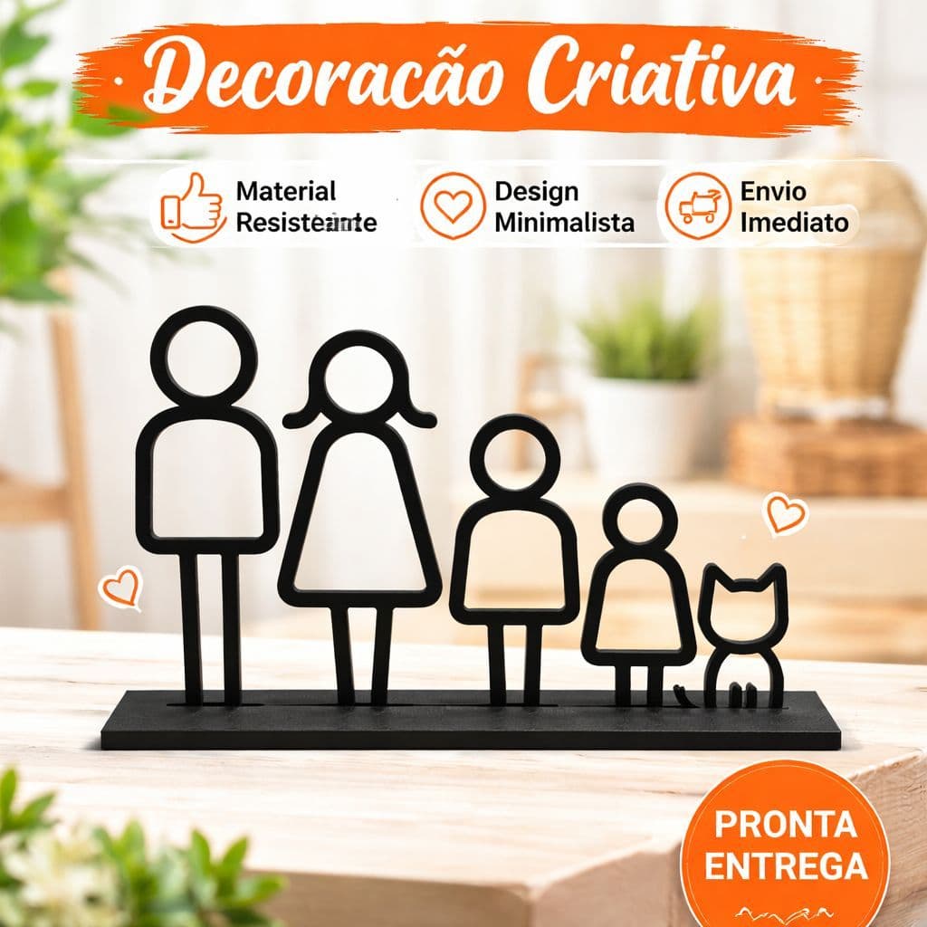 Bonequinhos Família Personalizados Decoração Para Quarto e Sala Presente Criativo Para a Família