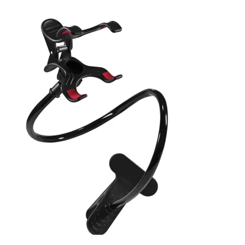 Suporte de Celular Articulado Dobrável Tipo Pregador – Mesa/Notebook | Ótimo para Vídeos, Estudo e Trabalho