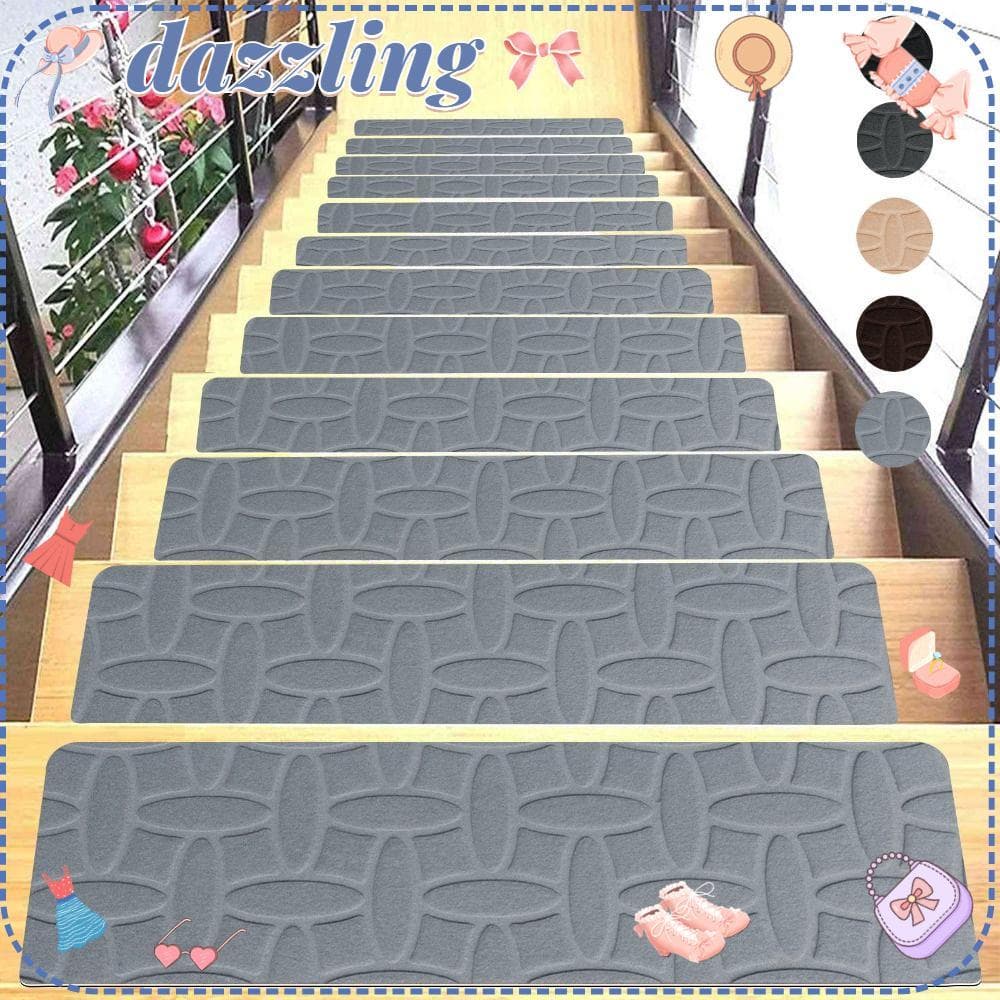 Tapete de Escada Autoadesivo Antiderrapante 76x20cm - Segurança e Conforto para Sua Casa
