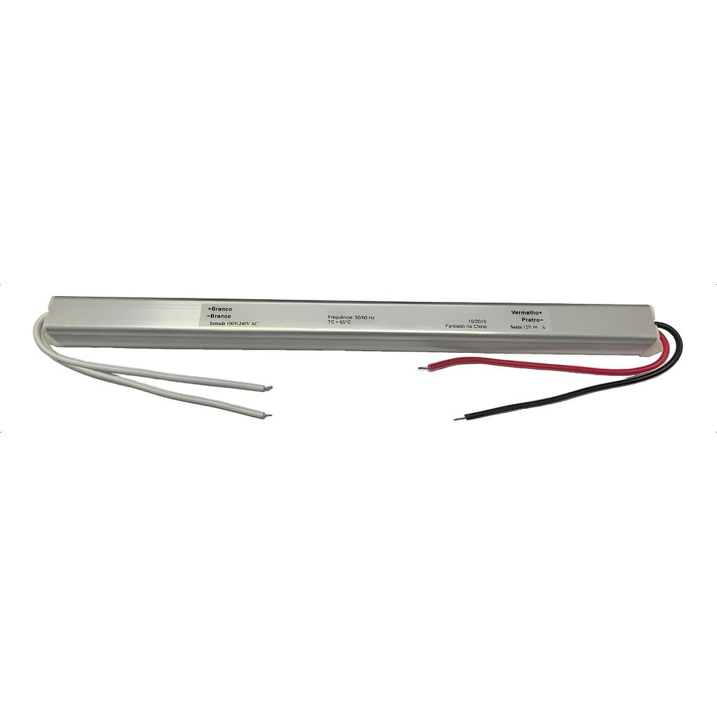 Fonte Para Led Slim 12v Nordecor 4a/48w Cod.7016