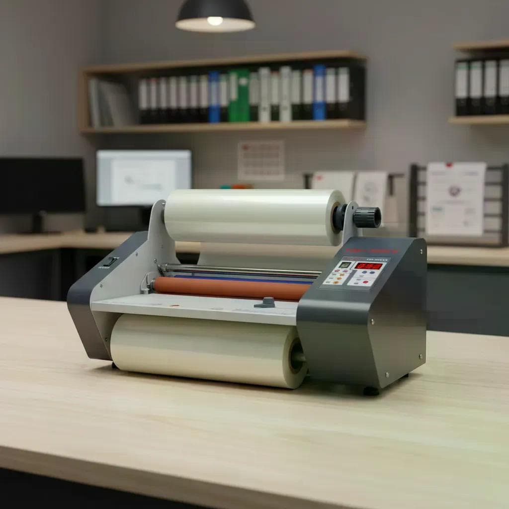 Plastificadora Termolaminadora Bopp PVC Hotstamping A3 6 x 1 TM-360 220V