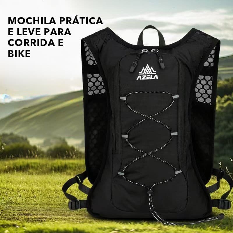 Mochila De Hidratacao 5L Profissional Para Corrida Ciclismo Trilha E Bike Impermeavel Leve E Pratica