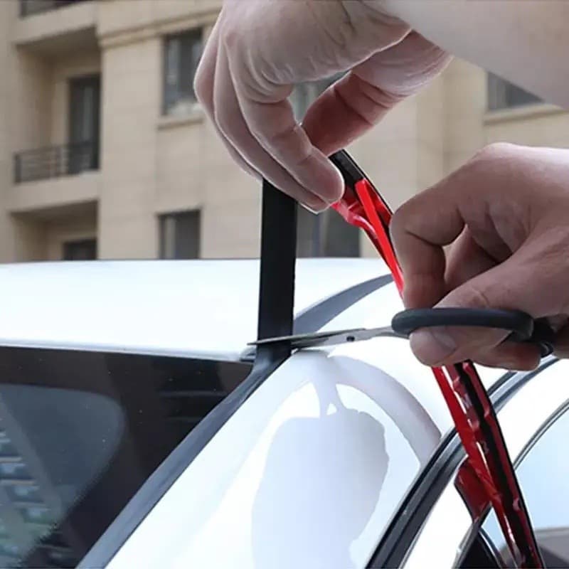 Tiras de vedação de borracha do carro protetor de vedação automática adesivo janela borda pára-brisa telhado tira de