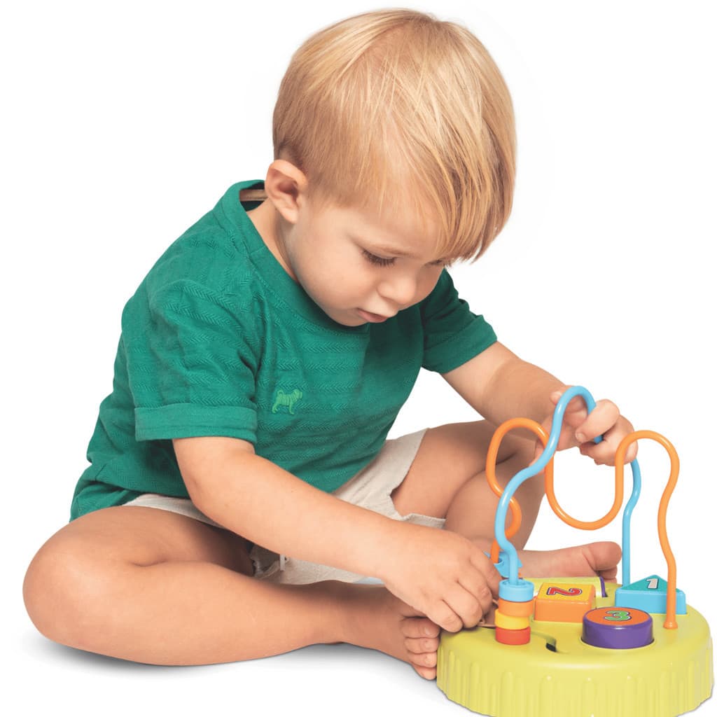 Brinquedo Educativo Aramado Montessori Capissori Divertido Mercotoys 12 a 40 Meses