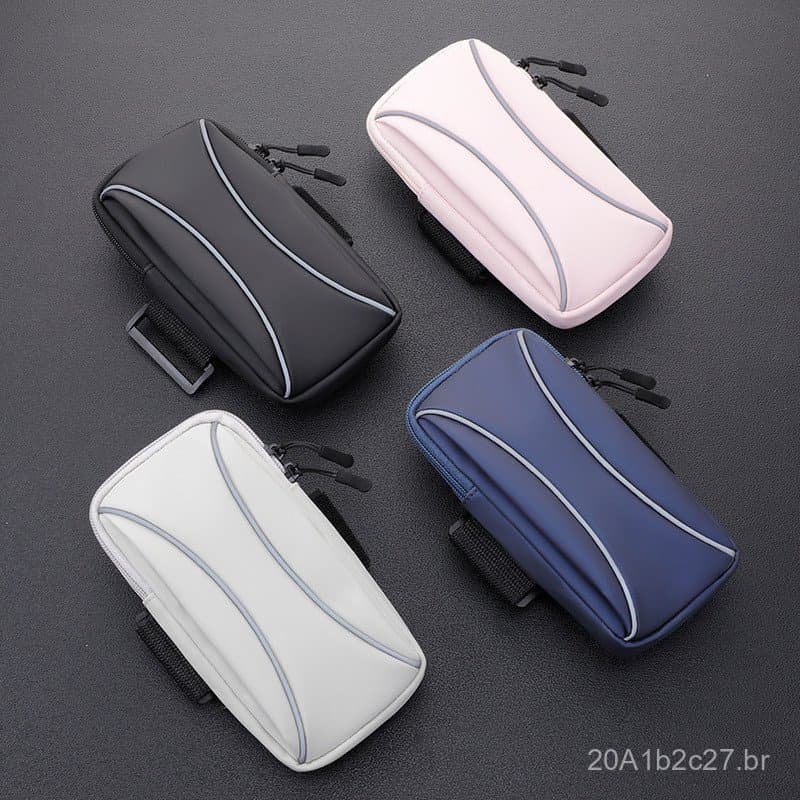 Bolsa de braço para celular, bolsa para celular para atividades ao ar livre, alça de braço unissex, capa de braço esport
