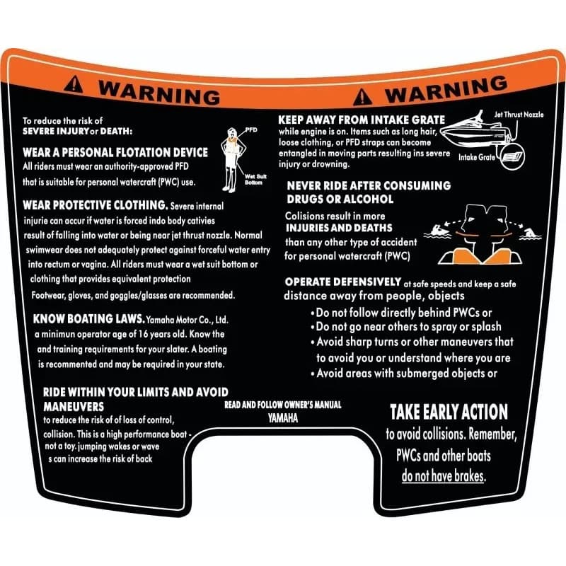 Adesivo Porta Documentos Jet Ski Yamaha Fzr/fzs 09/16