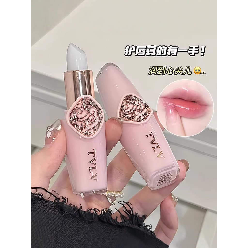 Vaselina Sabor Pêssego Batom Feminino Hidratante Hidratante Hidratante Anti-secagem Esfoliante Lip Care Batom Primer