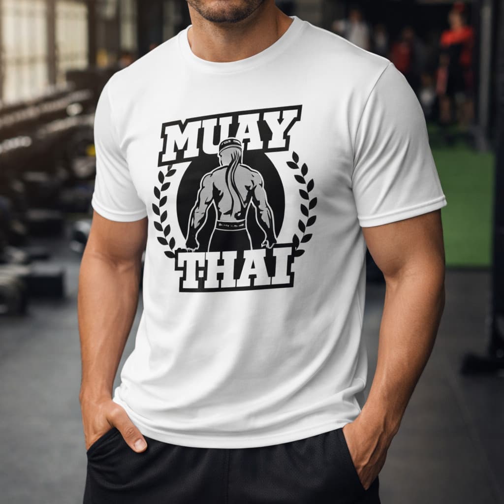 Camiseta Muay Thai Camisa De Luta Dry Fit Estampa DTF masculina casual