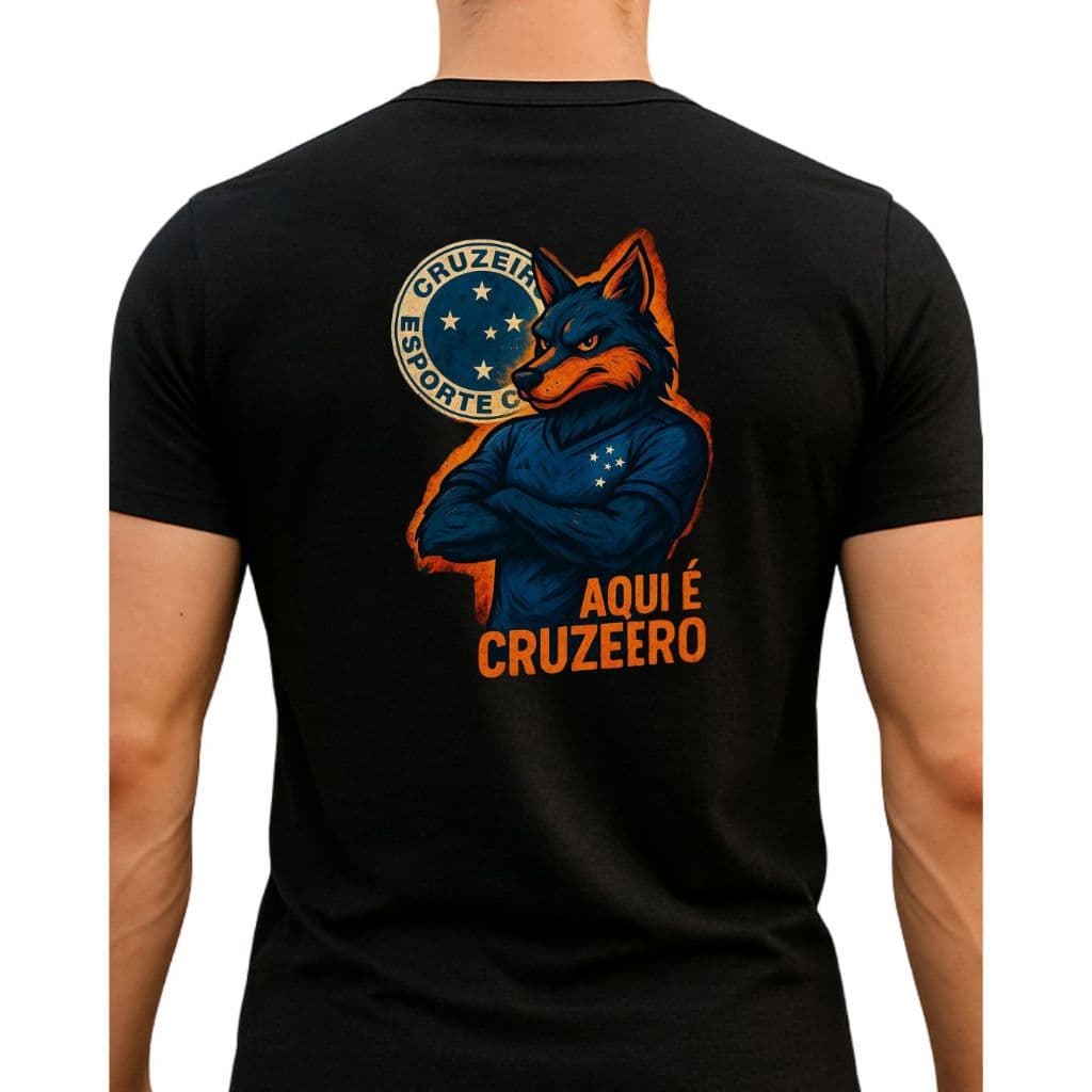 Camiseta Cruzeiro Camiseta Masculina Camiseta Esporte Blusa Cruzeiro 100% algodao