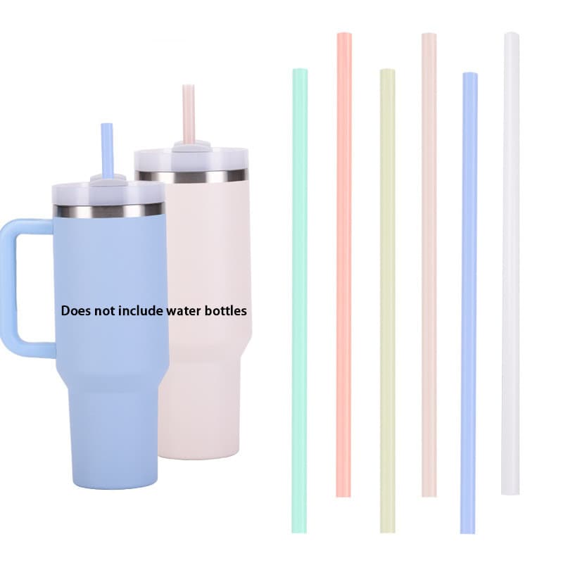 Canudo Reutilizável De Silicone De 10 Mm Adequado Para Copos De 40 Onças E 30