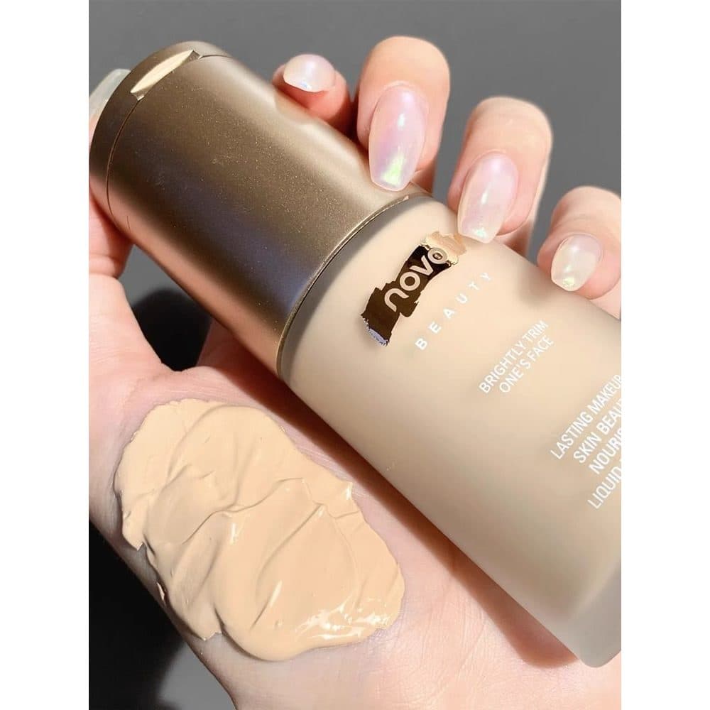 Novo Liquid Foundation Corretivo Hidratante de Longa Duração Sem Maquiagem Controle de Óleo bb Creme Misto Pele Seca Ole