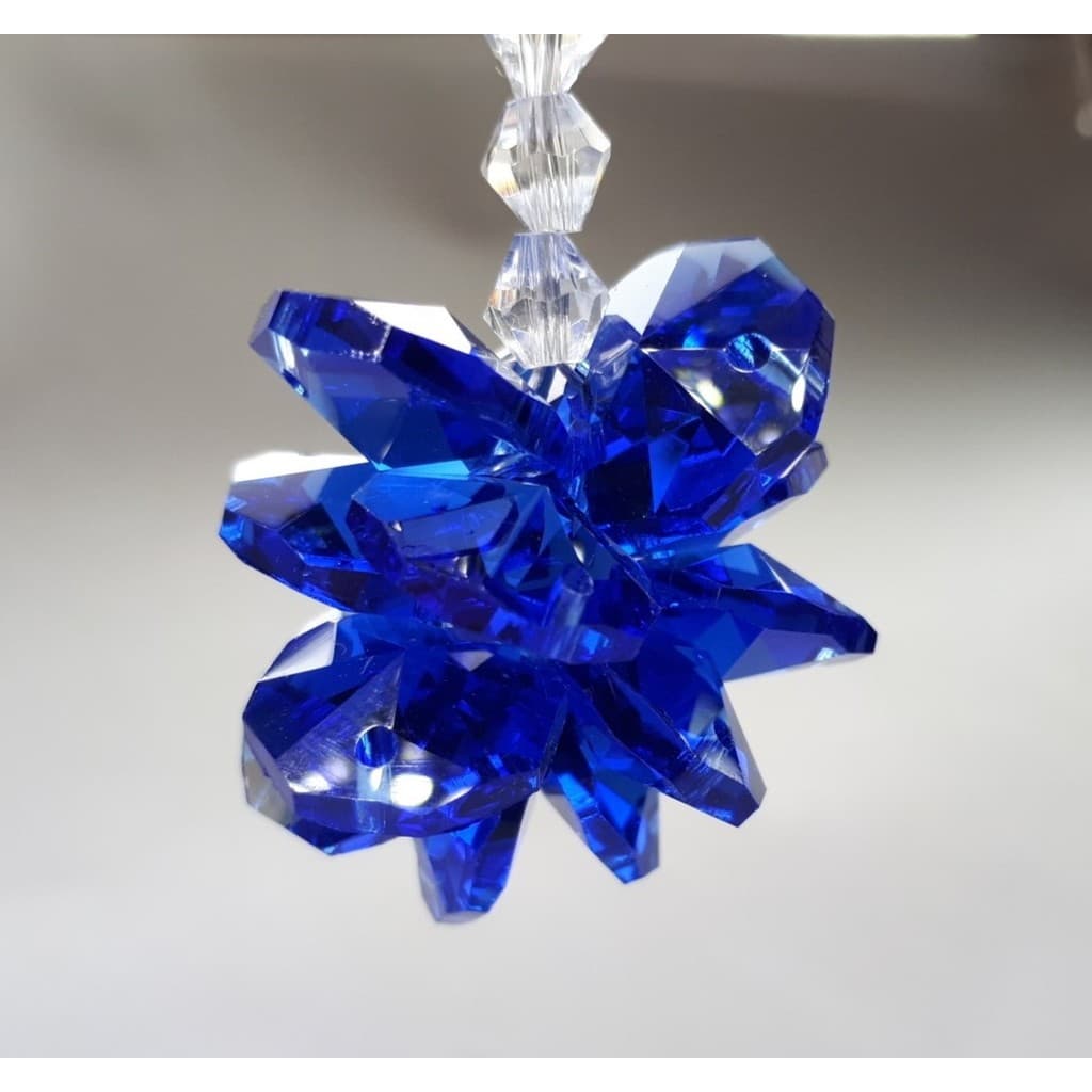 Cristal Suncatcher sala quarto jardim Meditação carro Azul
