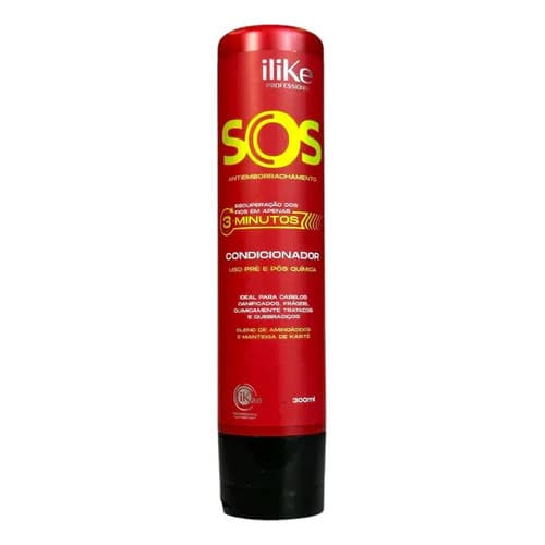 Condicionador Reconstrutor Sos Ilike Professional - 300ml