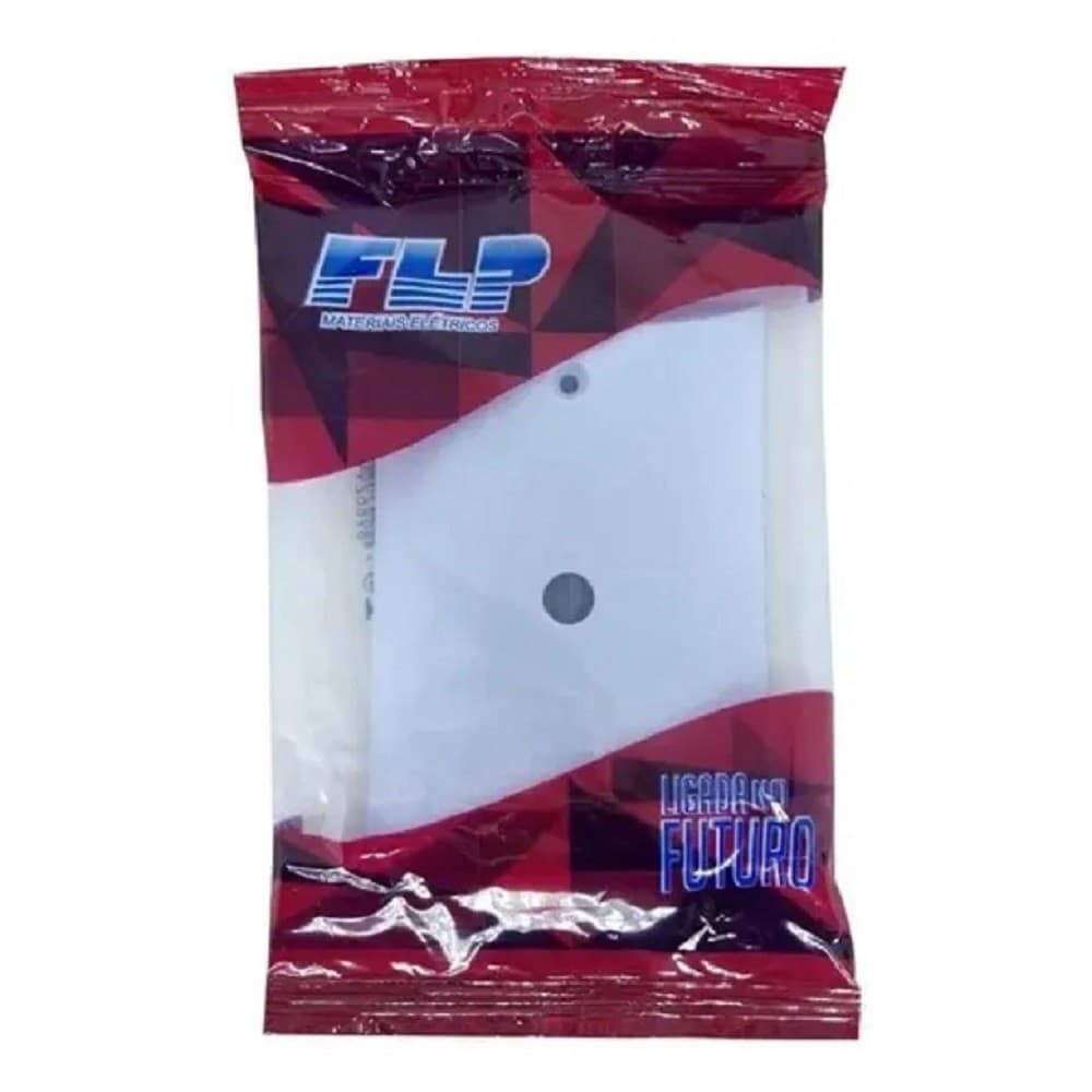 Placa Espelho Com Furo Para Cabo TV 4x2 Paris FLP Rr932