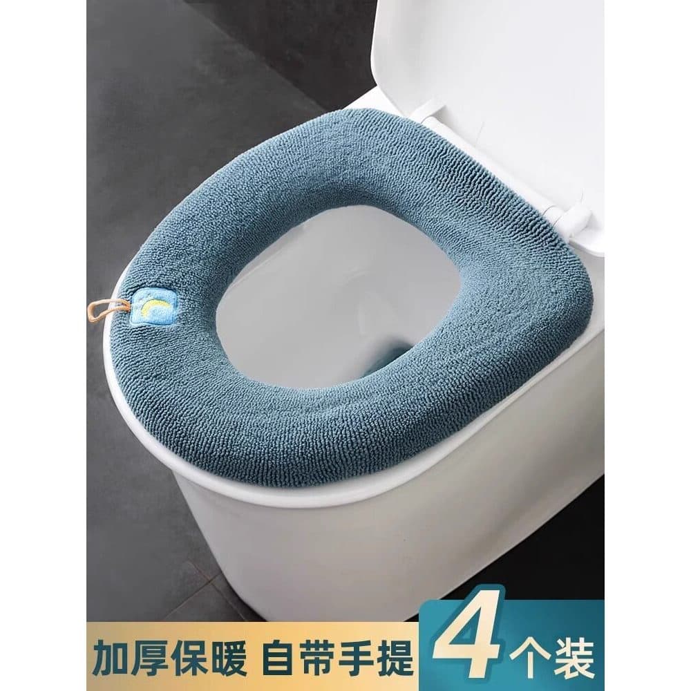 Almofada de assento de vaso sanitário doméstico quatro estações Universal assento de vaso sanitário inverno Extra grande