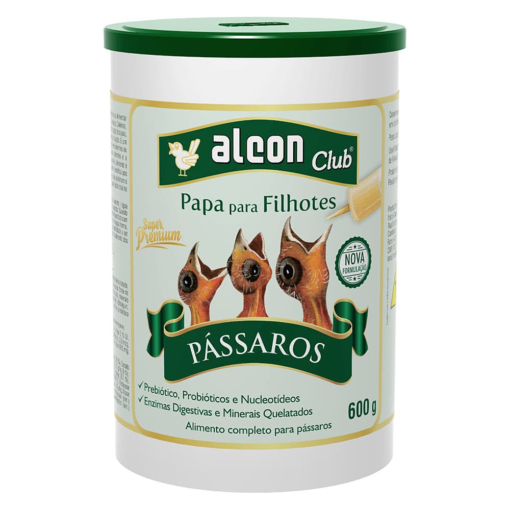 Alimento Filhote Passaro Papa Alcon Club 600g