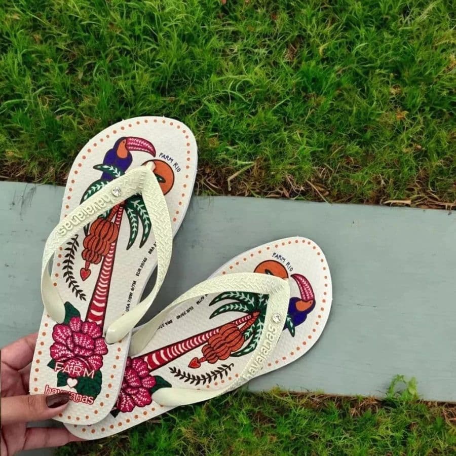 Chinelo Feminino Estampado Haviana Far Envio Imediato