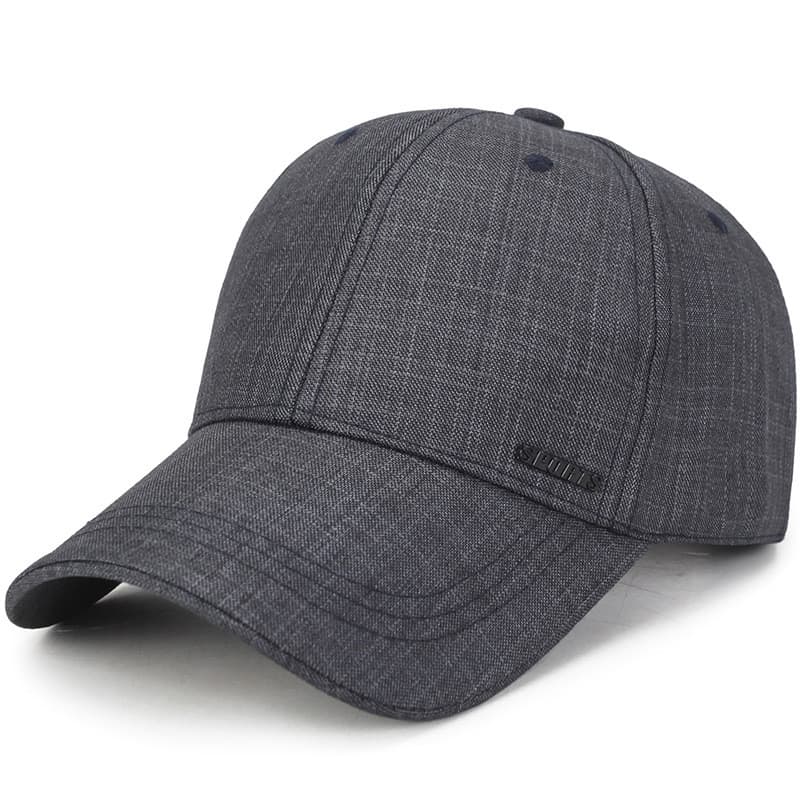 Chapéu masculino de meia-idade, primavera outono, algodão, moda ao ar livre, Casual, boné de sol, boné de beisebol fino