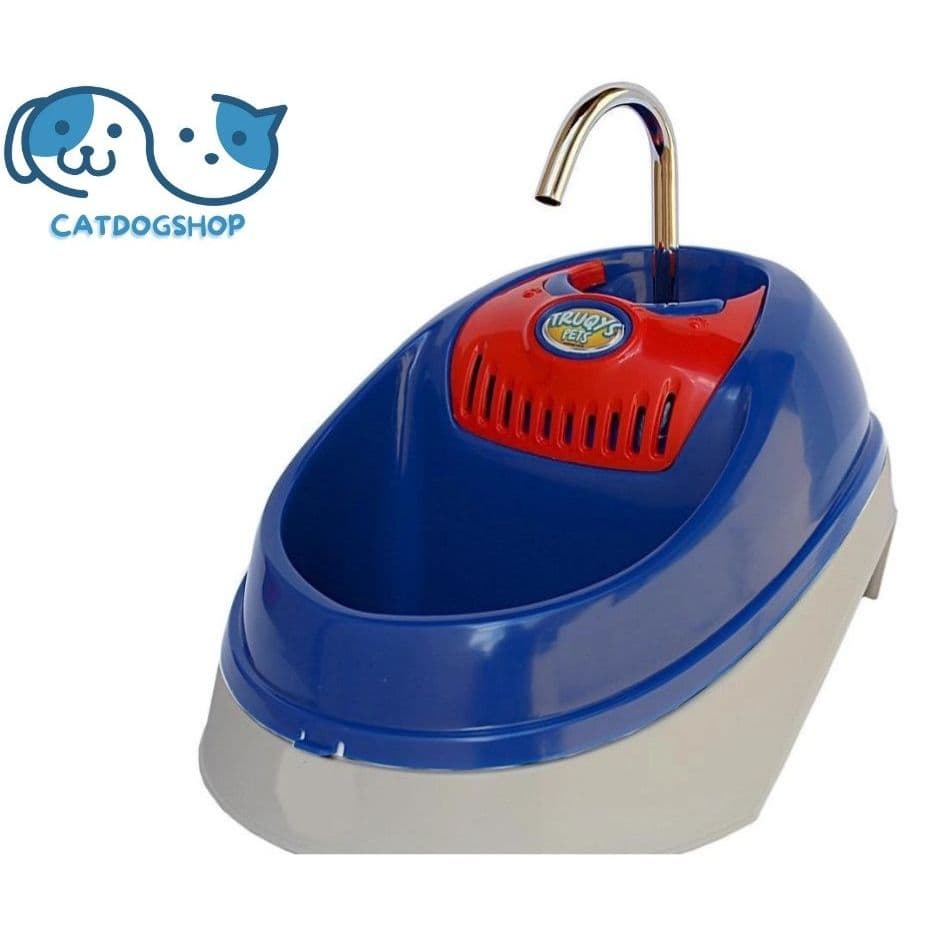 Fonte Bebedouro Volcano Basic Ice Bivolt Rosa/Azul p/ Cães e Gatos – Truqys Pets