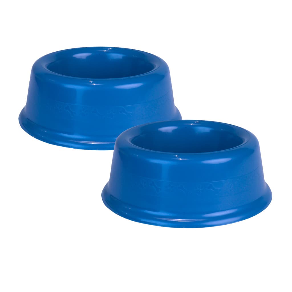 Kit 2 Comedouros Bebedouros 200ml Potes Vasilhas Ração Cachorros Gatos Pet Shop Plástico Reforçado