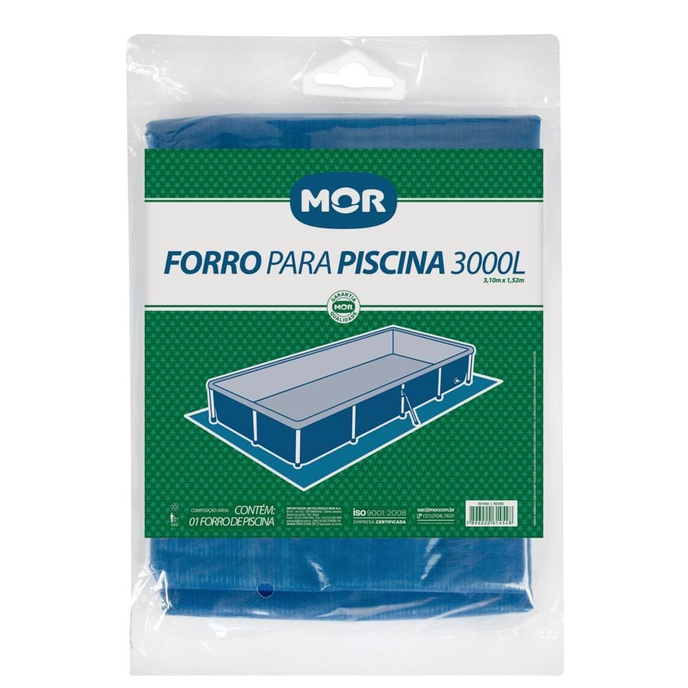 Forro Lona P/ Proteção Fundo da Piscina 3000 Litros Mor Verão