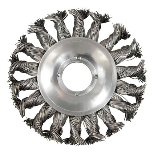 Escova Aço Carbono Circular Fio Torcido 4 100 Mm Furo 22,2mm