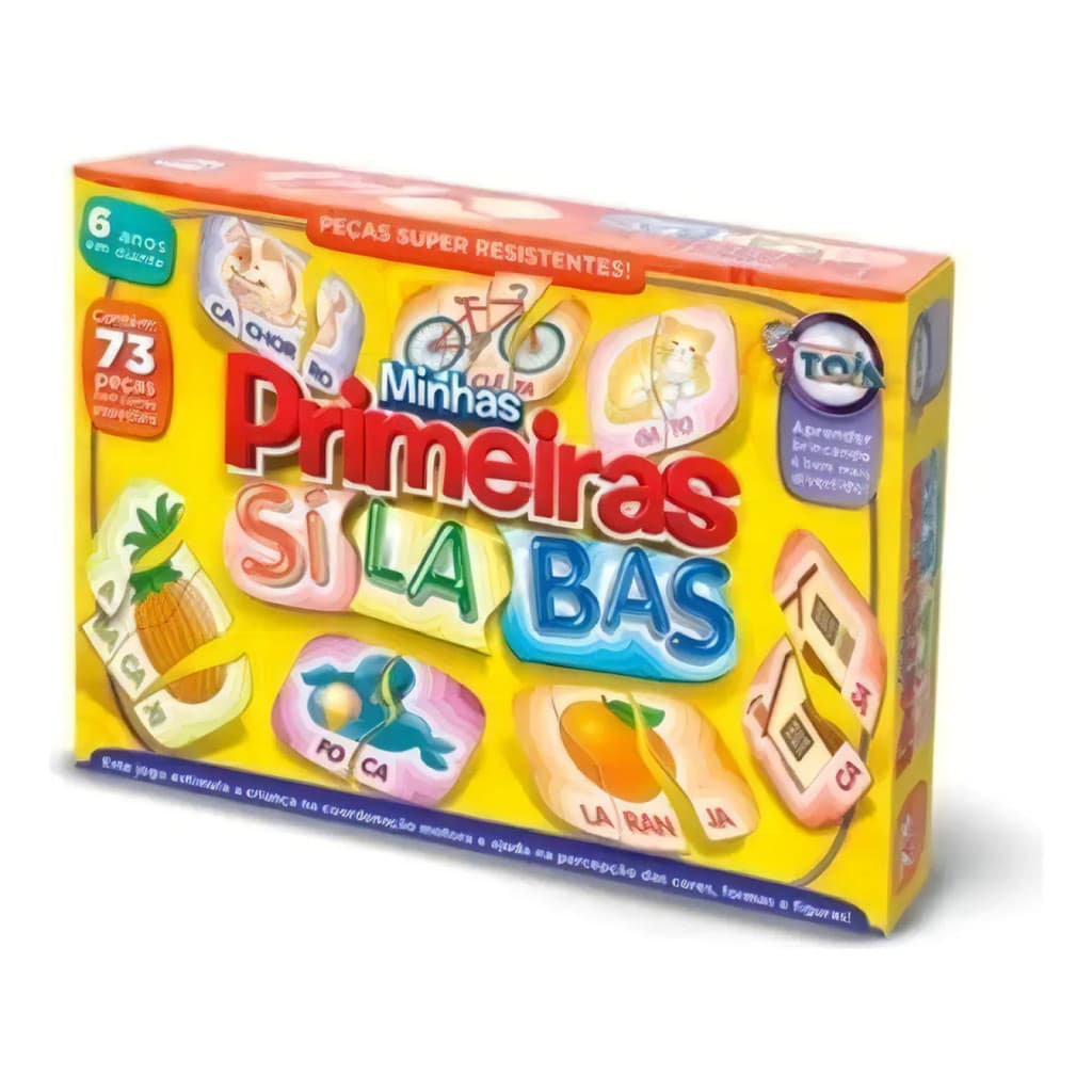 Jogo Educativo Minhas Primeiras Silabas  - Toia