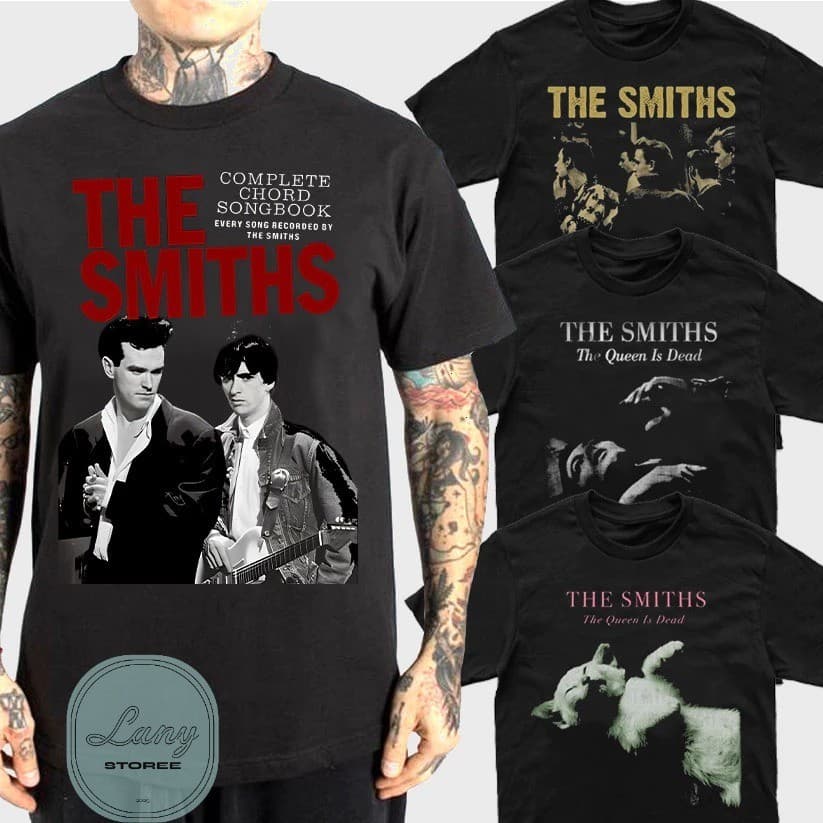 Camiseta Básica Rock The Smiths Banda Camisa 100% Algodão Streetwear Temos Plus Size