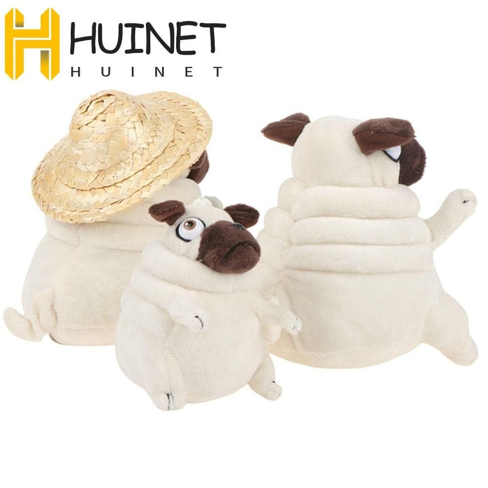 HUINET Elf Gordo Pug Brinquedos De Pelúcia Dormir Companheiro Decoração Do Quarto Apaziguar Boneca Brinquedo Macio Anima