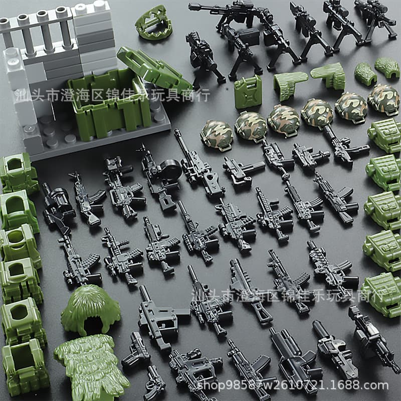 2026 novo estilo compatível Lego forças especiais militares SWAT soldado blocos de construção minifiguras forças Weihe 8