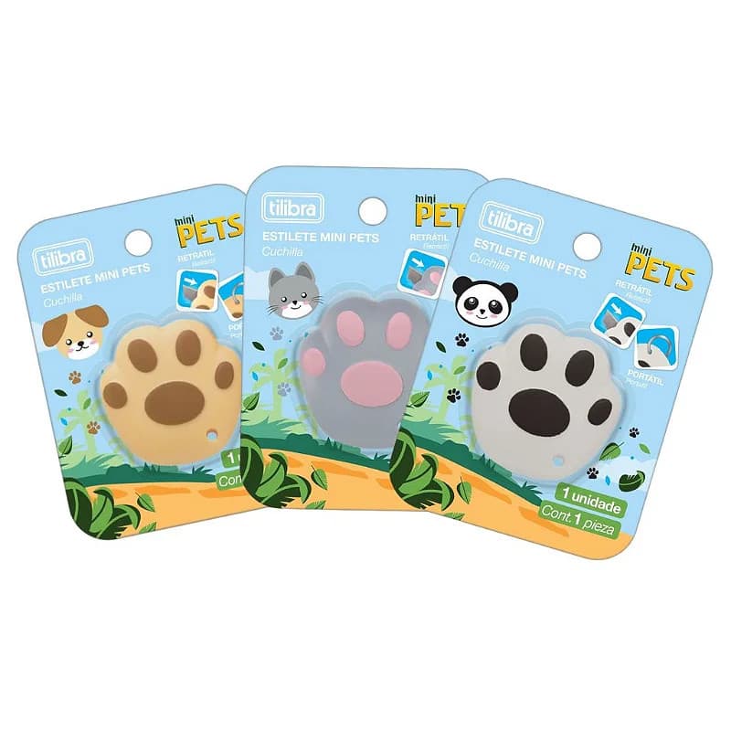 Mini estilete retratil pets