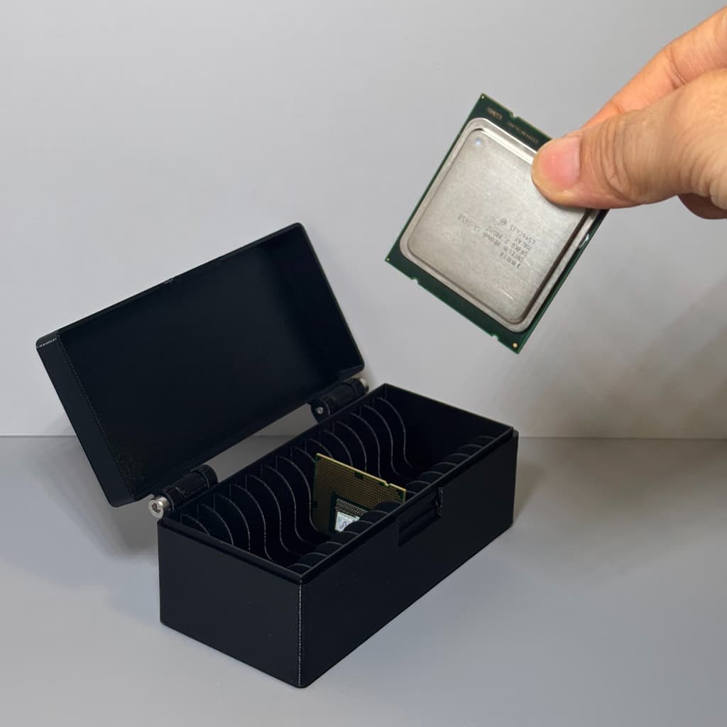 Caixa de armazenamento de CPU | Conjunto de 15 peças | Caixa à prova de poeira para processadores Intel CPU E5, caixa de