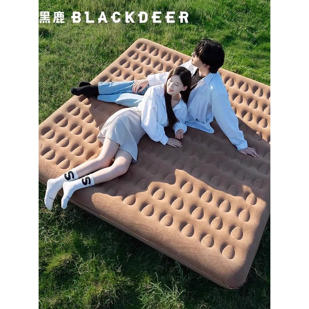 Cama de ar BB para uso externo, cervo preto, doméstico, 2-4 pessoas, colchão de ar portátil, barraca de acampamento, tap