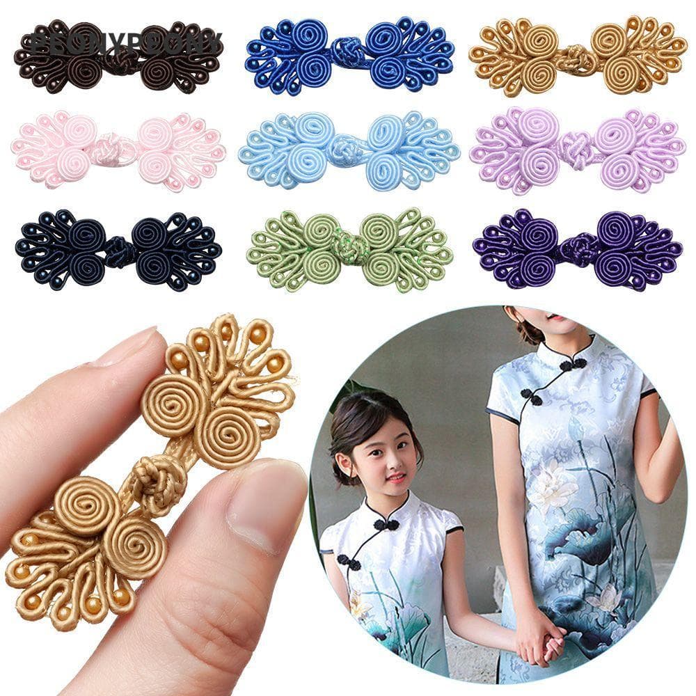 PEONY 5 Peças Botão De Nó Chinês Acessórios De Roupas Convite Faça Você Mesmo Terno Tang