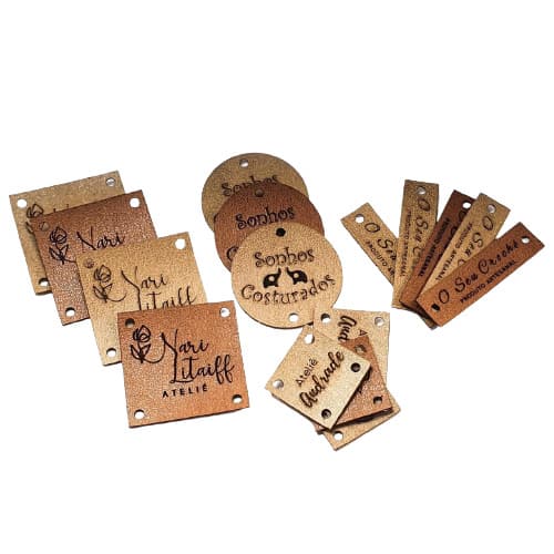 Etiqueta Sintética Personalizada 3x3 cm Redonda 30 unid