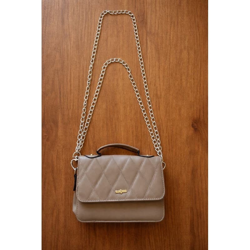 Alça de Bolsa Dupla com Corrente Elegante