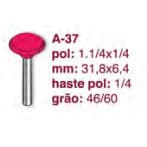 Ponta Montada A-37 Rosa Pontabrás - Formato Pera para Desbaste