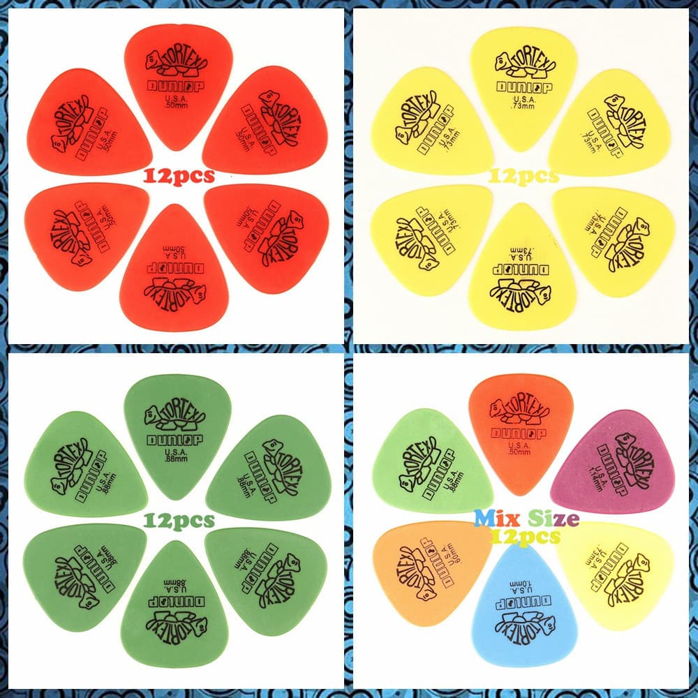 dunlop 12ps Palheta Elétrica De Espessura 6 Meses Para Guitarra/Violão