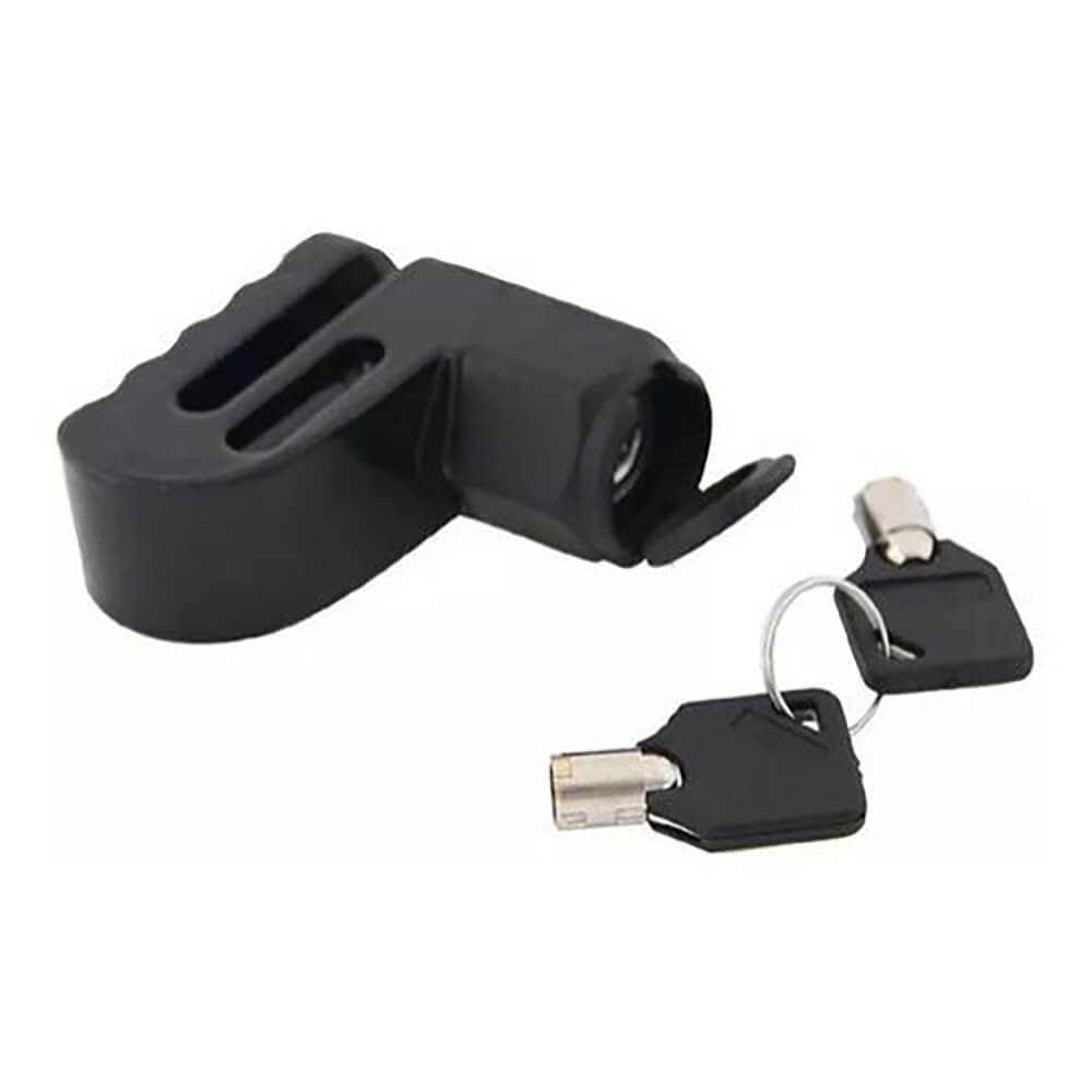 Trava de Disco Antirroubo Moto Bering Pino 5,5mm Largura 7mm Preta