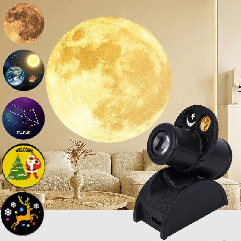 Projetor De Constelações Earth Lamp Natal - Luz Noturna Led
