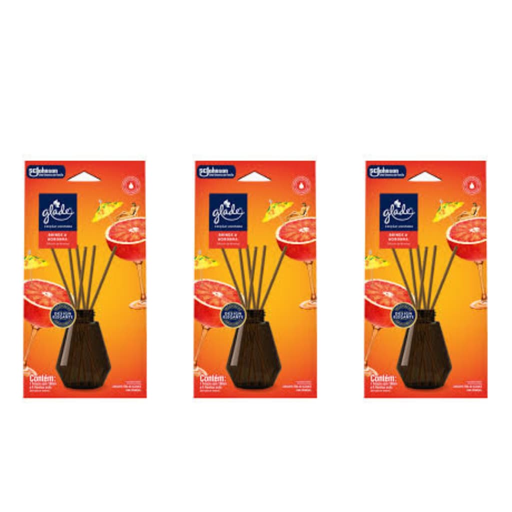 Kit c/ 3 Difusor de Varetas Glade Noronha 100ml