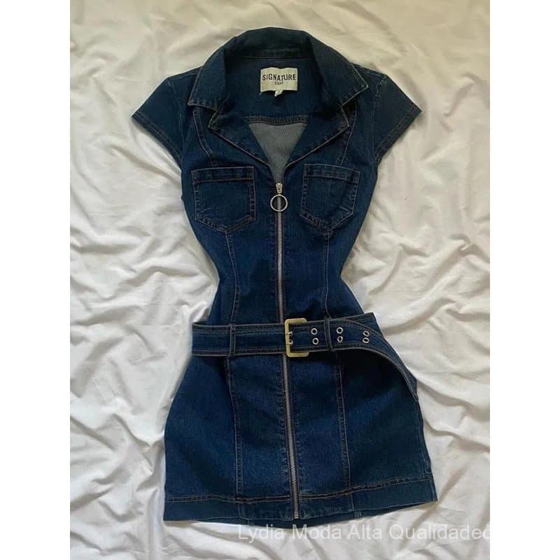 [Desconto de 30% por tempo limitado] Promoção relâmpago: 26 elegantes vestidos jeans femininos plus size de alta qualida