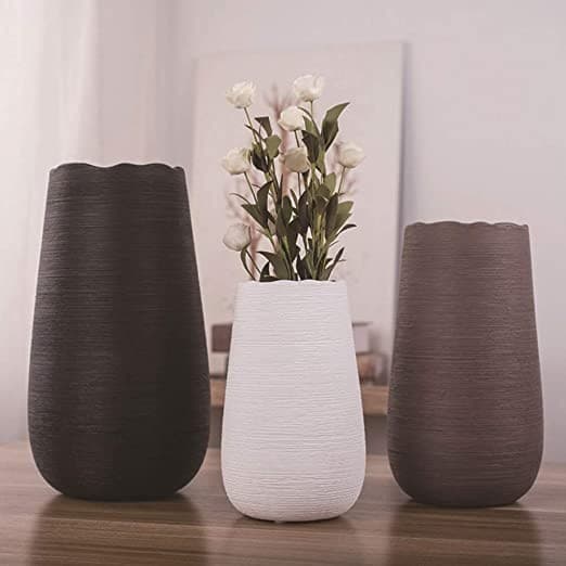 Vaso de Planta moderno e criativo, vaso de flores, vaso de mesa, vaso floral, arranjo de flores BRANCO