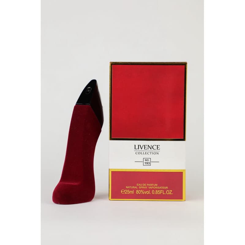 Perfume Feminino Importado Red LIVENCE Collection 25 Ml - 193 Presente Sensual aveludado
